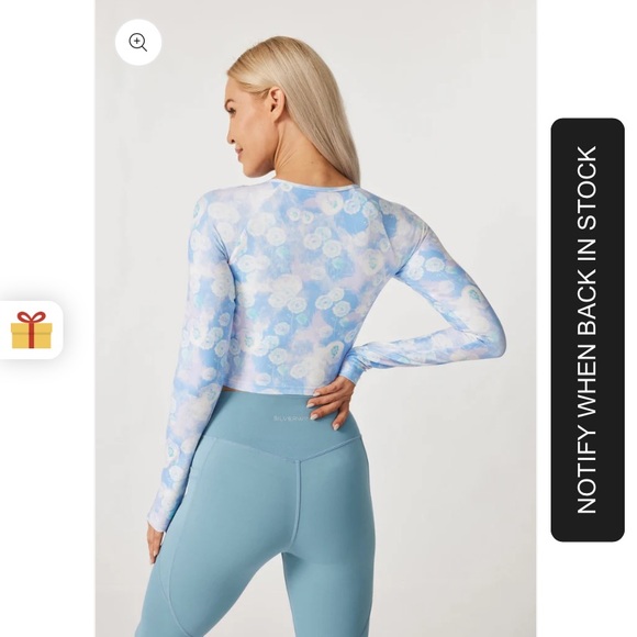 Silverwind Activewear Crop Top NWOT workout - Picture 7 of 7